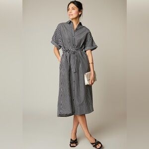 Tucker The Sarah Black Gingham Shirtdress